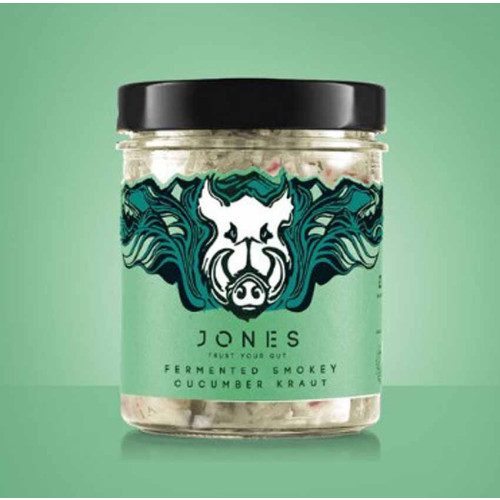 F4105201 - Jones, Trust your Gut Organic Smoked Kraut 460g