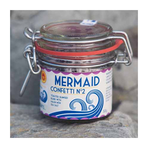 Pembrokeshire Beach Food Co. Mermaid Confetti Seaweed & Salt Rub 50g
