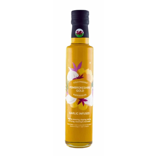 I1104202 - Pembrokeshire Gold Garlic Infused Rapeseed Oil 250ml.jpg