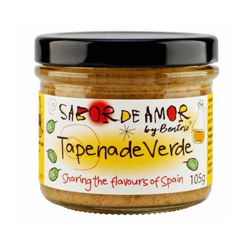 Blas ar Fwyd: Sabor de Amor Tapenade Verde 105g