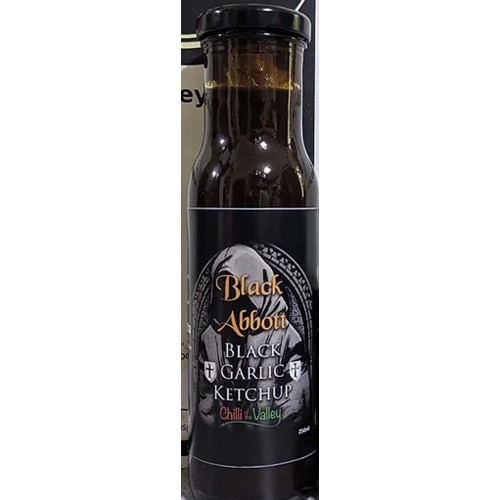 I4607701 - Chilli of the Valley, Black Abbot Black Garlic Ketchup, 250ml.jpg
