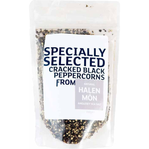 Blas ar Fwyd: Halen Mon Cracked Black Peppercorns