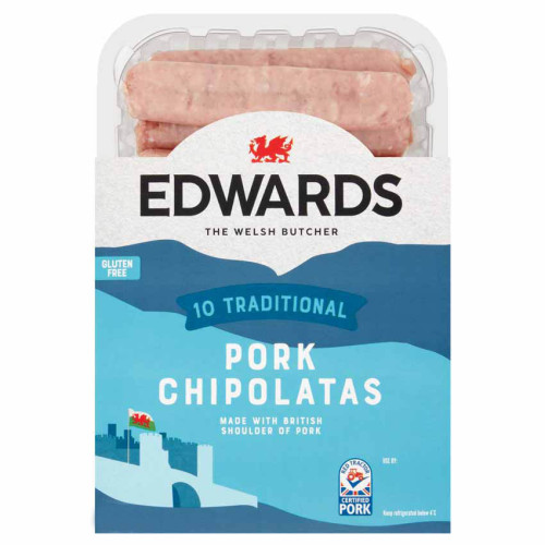 M0200601 - Edwards o Gonwy, Traditional Pork Chipolatas, 375g.jpg