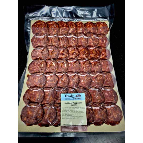 Blas ar Fwyd: Trealy Hot Beef Pepperoni Salami, S