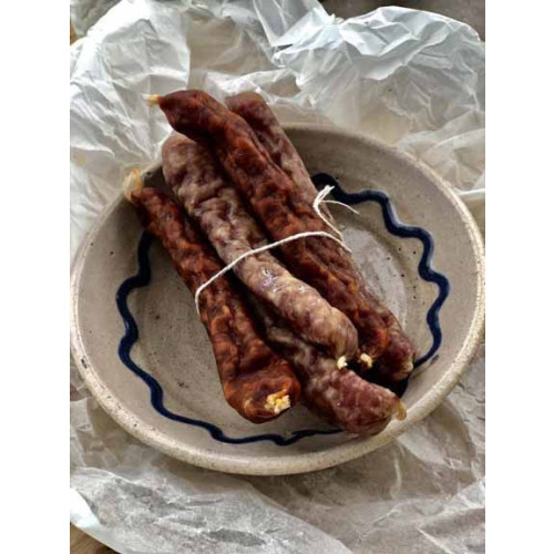 Blas ar Fwyd: Trealy Snack Salami 3 x 25g.jpeg