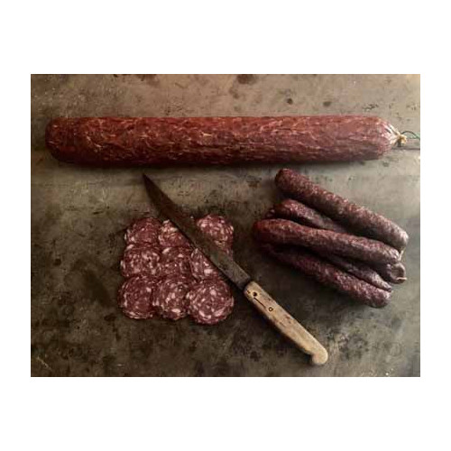Blas ar Fwyd: Trealy Wild Boar & Red Wine Salami,