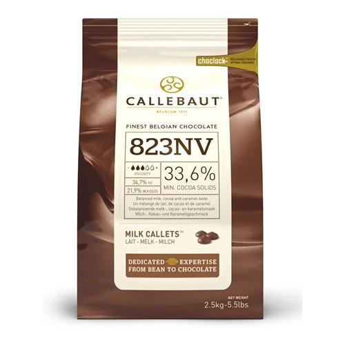 Blas ar Fwyd: Callebaut Milk Pistoles 33% - 2.5Kg