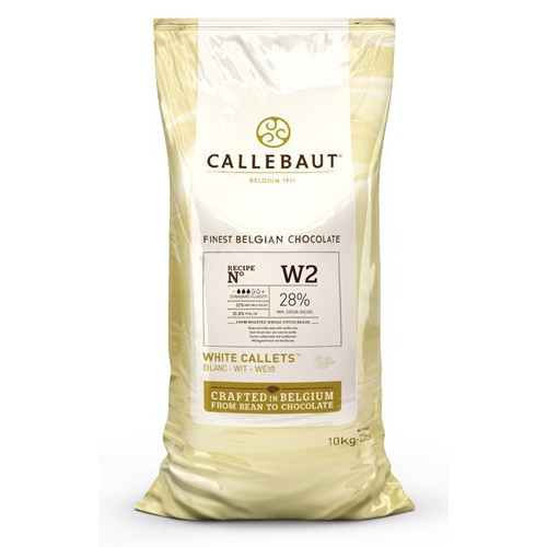 Blas ar Fwyd: Callebaut White Pistoles 28% - 10kg