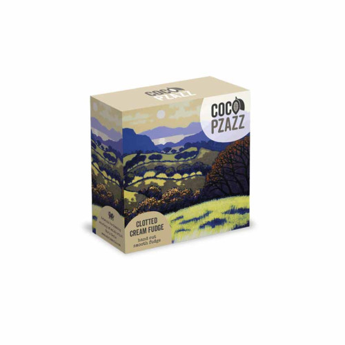 Blas ar Fwyd: Coco Pzazz, Clotted Cream Fudge, 150