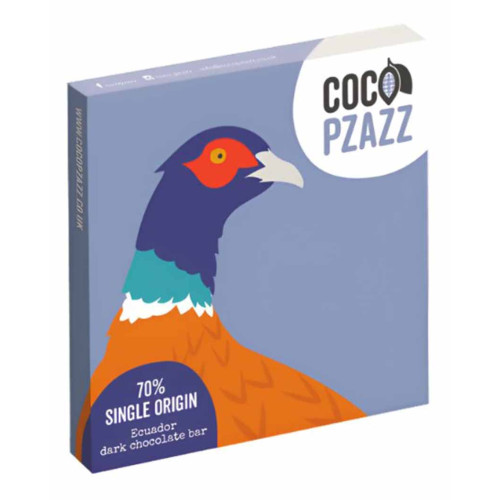 R0312001 - Coco Pzazz, Fiddy & Mabel (Pheasant) 70% Dark Chocolate Bar, 80g.jpg