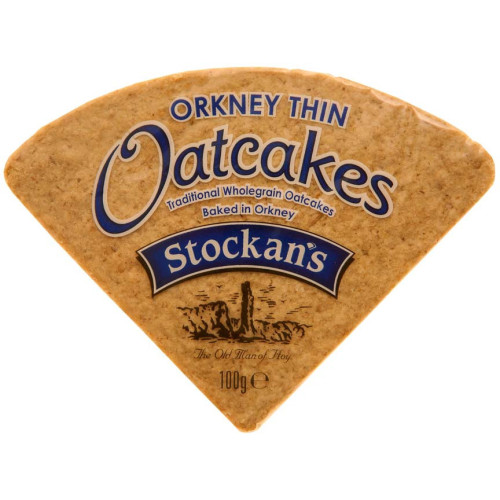 Blas ar Fwyd: Stockans Thin Oatcakes - 100g
