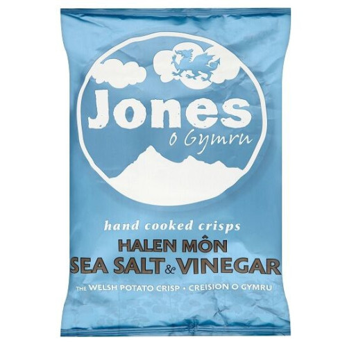 Blas ar Fwyd: Jones Crisps Halen Mon Sea Salt and