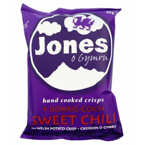 Blas ar Fwyd: Jones Crisps Sweet Chilli - 40g