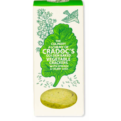 Blas ar Fwyd: Cradocs Spinach & Celery Biscuits