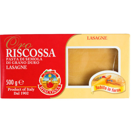 Blas ar Fwyd: Riscossa, Egg Lasagne Pasta, 500g.jp
