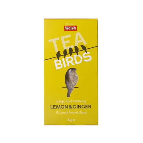 Blas ar Fwyd: Welsh Brew Tea Birds Lemon and Ginge