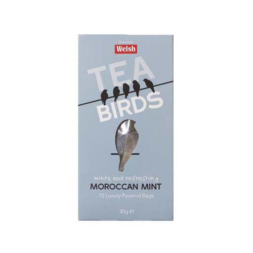 Blas ar Fwyd: Welsh Brew Tea Birds Morroccan Mint 