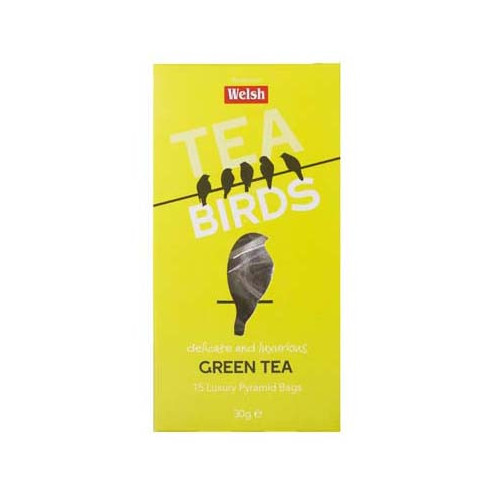 Blas ar Fwyd: Welsh Brew Tea Birds Green Tea - 15