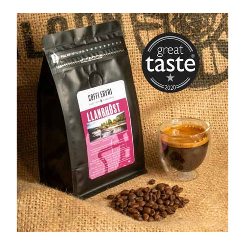 Blas ar Fwyd: Coffi Eryri Llanrhost, 225g Beans.jp