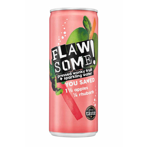 T4112821 - Flawsome! Apple & Rhubarb Lightly Sparkling Juice - 24 x 250ml CAN.jpg
