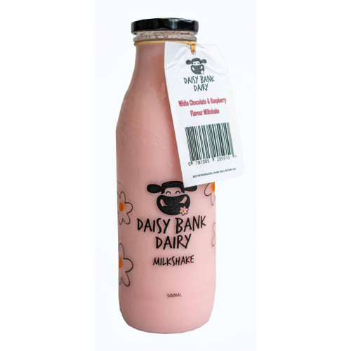 T4115401 - Daisy Bank Dairy, White Chocolate and Raspberry Milk Shake, 500ml glass bottle.jpg