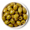 Blas ar Fwyd: Cypressa Pitted Green Olives - 340g