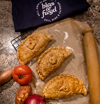 Our new Blas ar Fwyd meat pasties