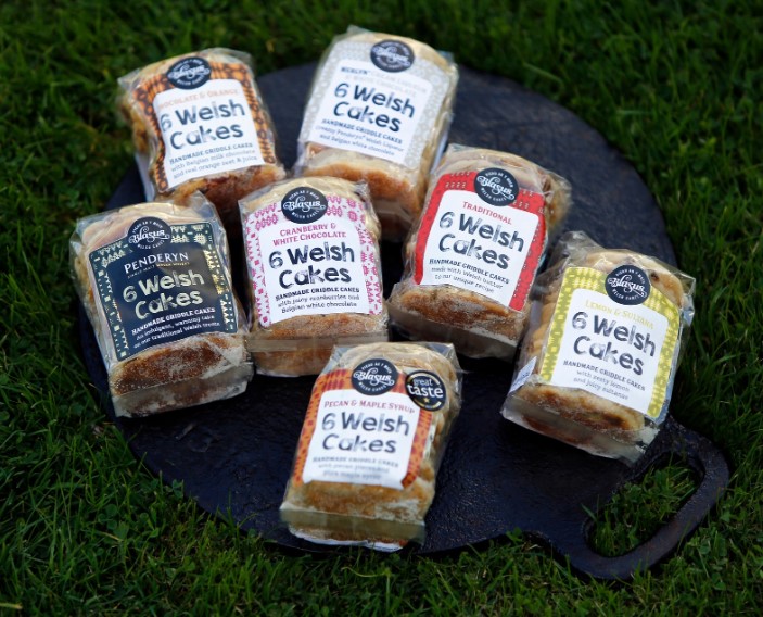 Blasus Welsh Cakes range on griddle