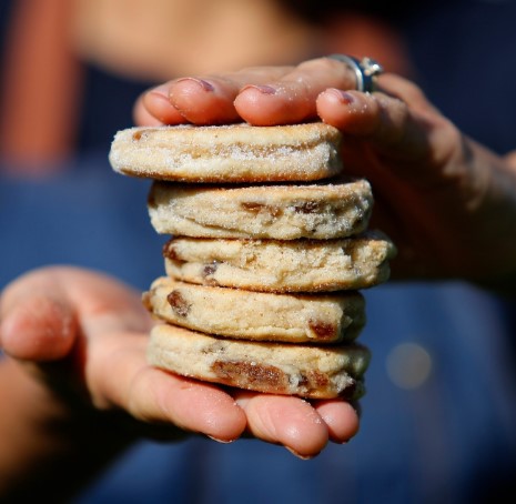 Blasus Welsh Cakes stack in hands