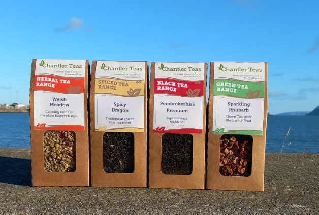 Chantler Teas on sea wall