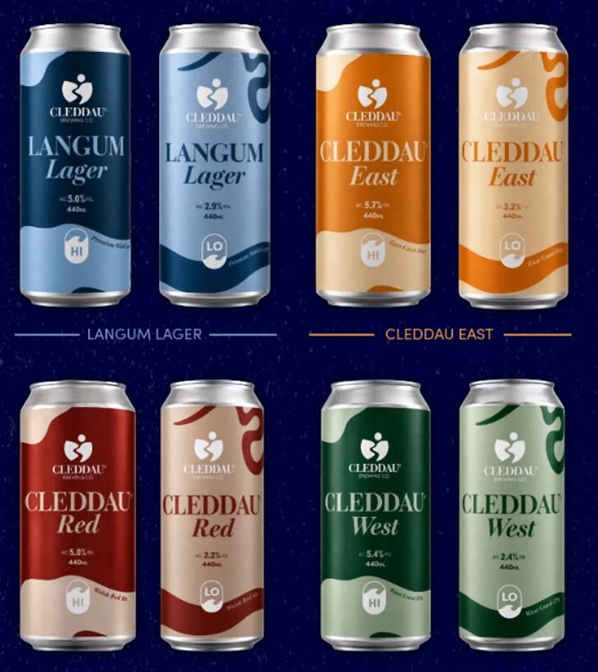Cleddau Brewing Co range