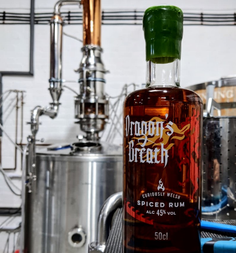 Dragon's Breath Rum and still