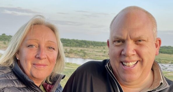 Golden Road Gin founders Jen and Phil