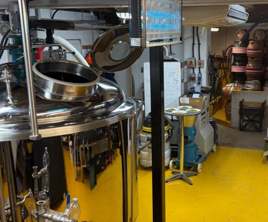 Hafod Brewing in brewery