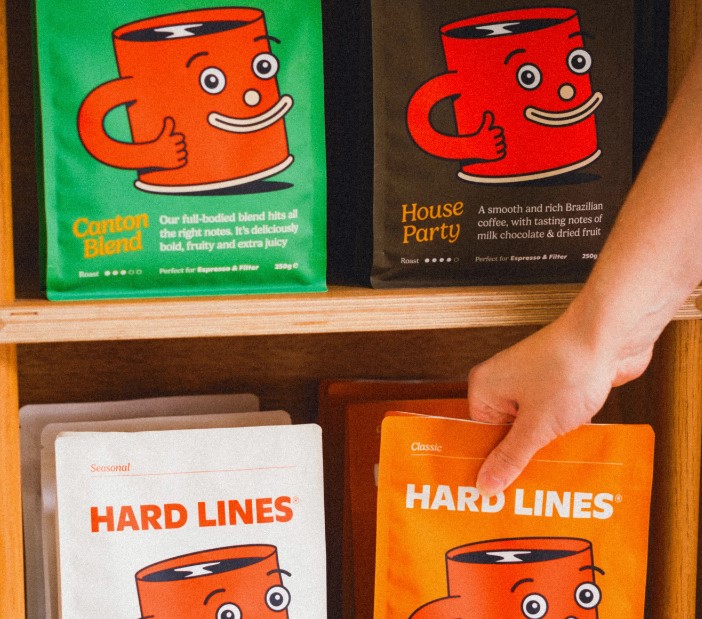 Hard Lines choosing coffee