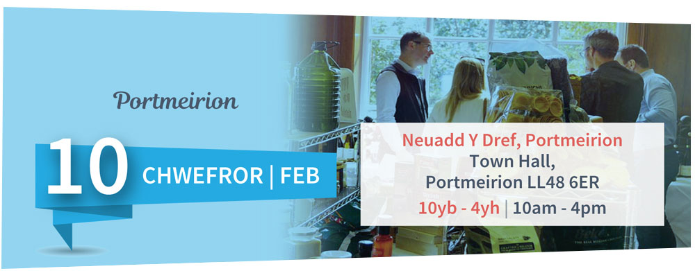 Sioe Fasnach Blas ar Fwyd Trade Show 10 Chwefror February 2025 Portmeirion