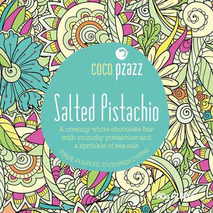 Coco Pzazz Salted Pistachio