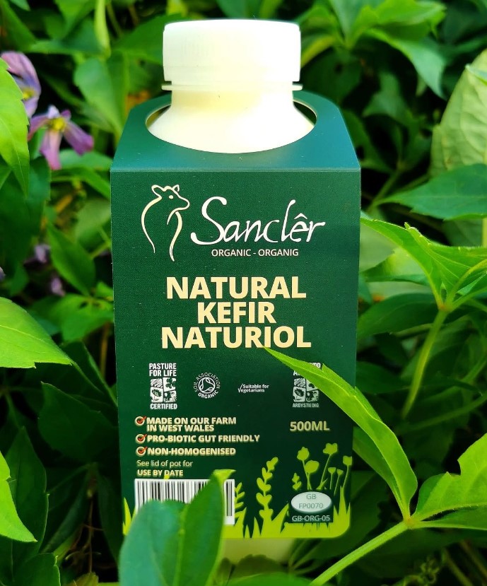 Sancler Organic kefir in leaves