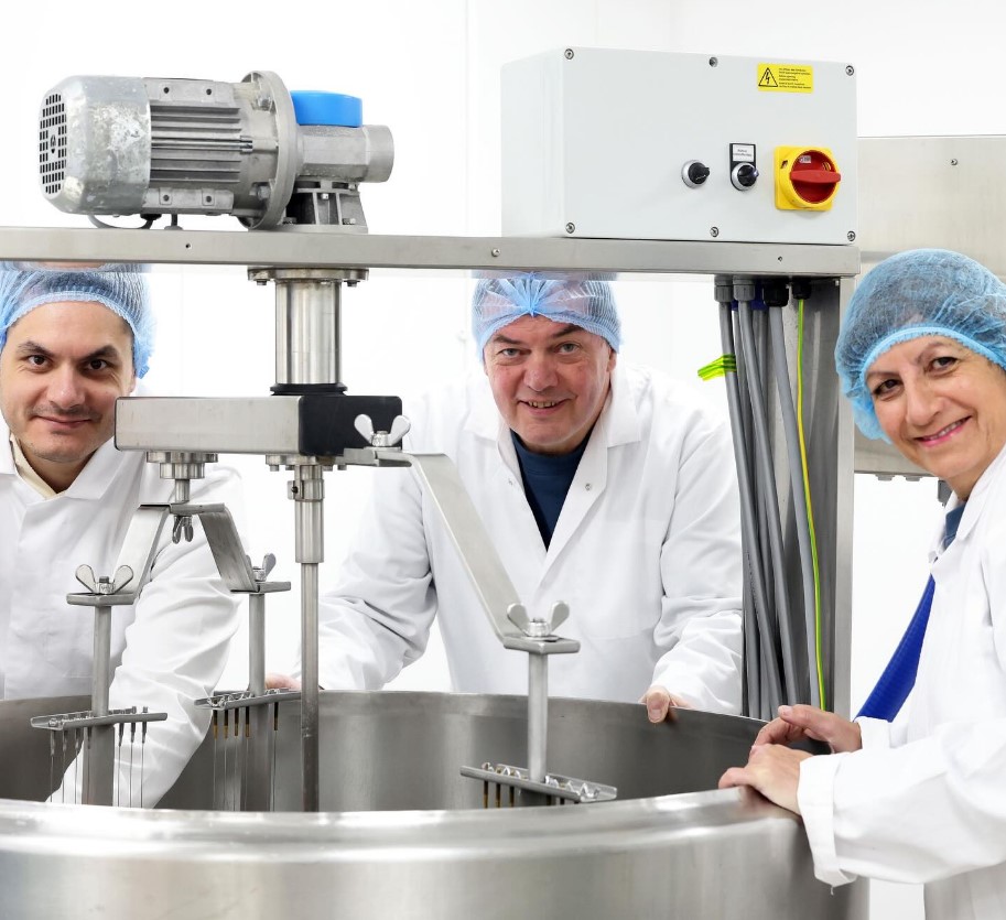 Usk Valley Cheese Co founders in dairy