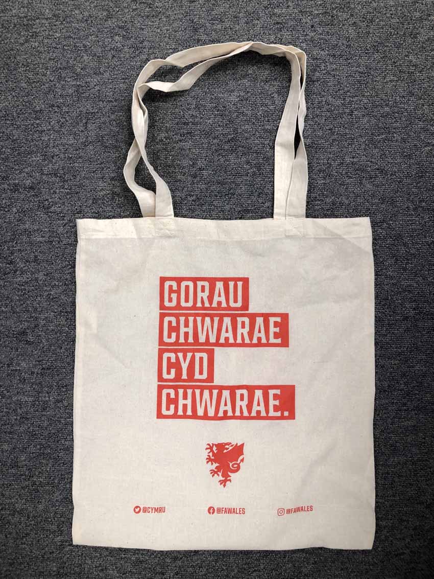 Wales FA tote bag